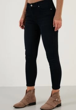 LELA Jeans Skinny Fit - Navy Blue -LELA e5afe392438a4b6288cb41aaf9ff35d6