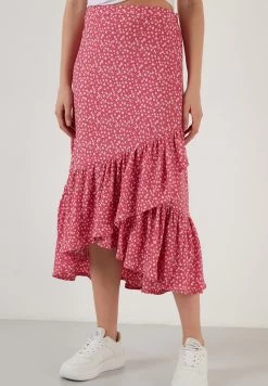 LELA Regular Fit- A-Lijn Rok - Fuchsia 10 LELA Regular Fit- A-Lijn Rok - Fuchsia -LELA ea4d7b77ba5146ad93b0276fc81c6a16