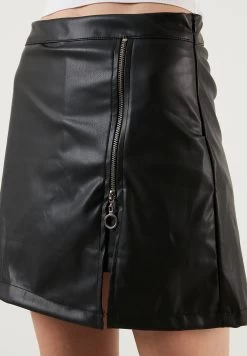 LELA Regular Fit - A-Lijn Rok - Black -LELA eb3cd7e48cb340faa9f3da2cc2632f8e