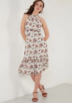 LELA Slim Fit - Jurk - Stone Colored