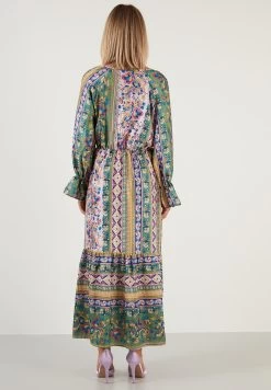 LELA Regular Fit - Maxi-Jurk - Pink -LELA ed234db1d96f45e2959d25005a0277e7