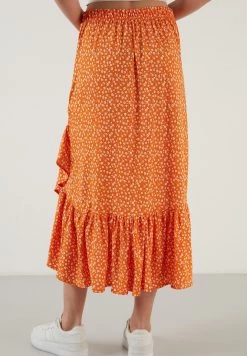 LELA Regular Fit- A-Lijn Rok - Orange Color 7 LELA Regular Fit- A-Lijn Rok - Orange Color -LELA ef8e7f4c8597489caaf4e5e408a25bd0