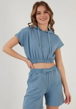 LELA Two Piece Set - Regular Fit - Shorts - Baby Blue