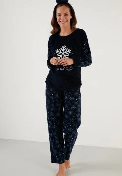 LELA Regular Fit - Pyjama - Dark Blue -LELA f5a55d89a5774c73a83ea03d8ccec0a4