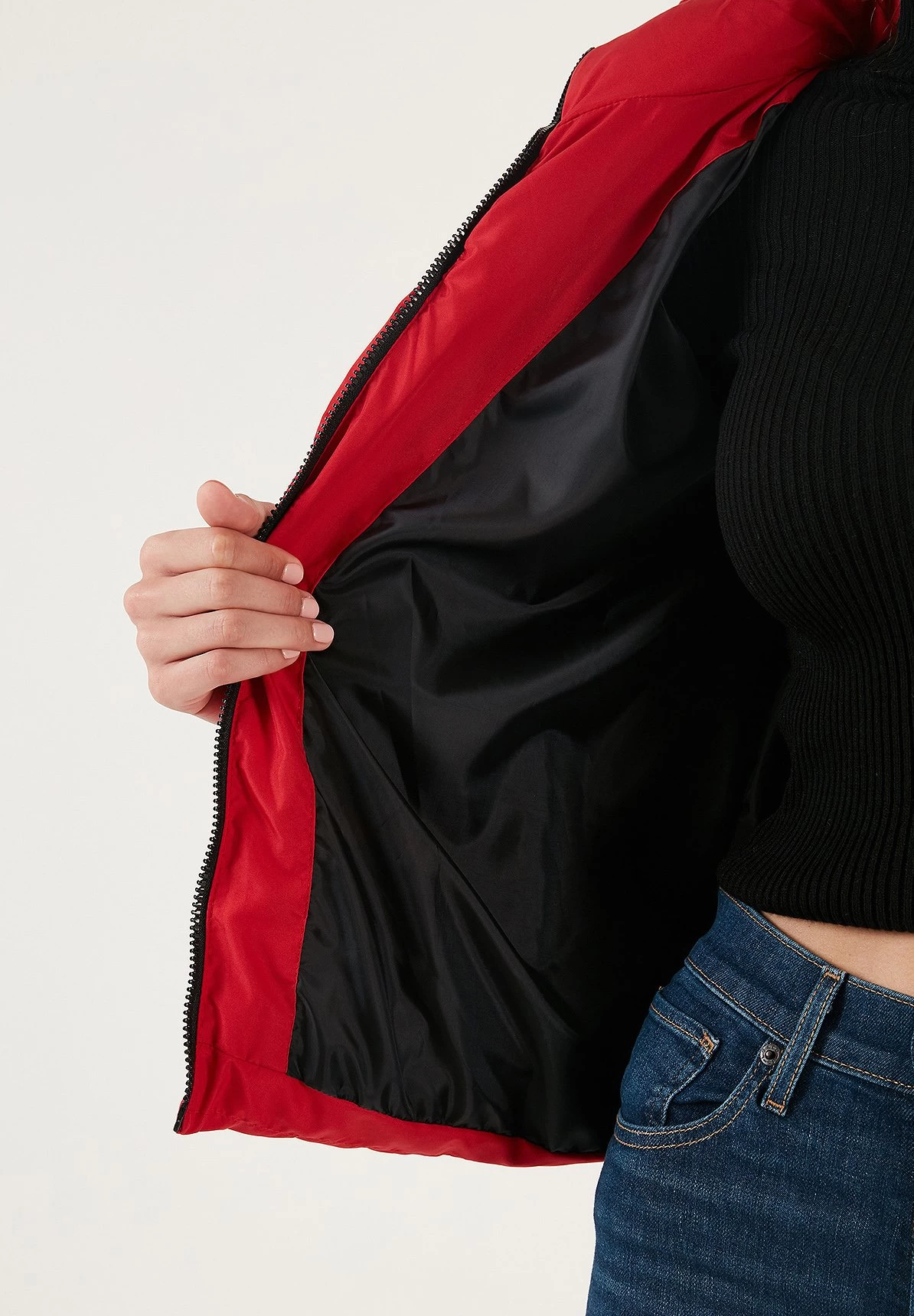 LELA Regular Fit - Winterjas - Red 4 LELA Regular Fit - Winterjas - Red - Afbeelding 4