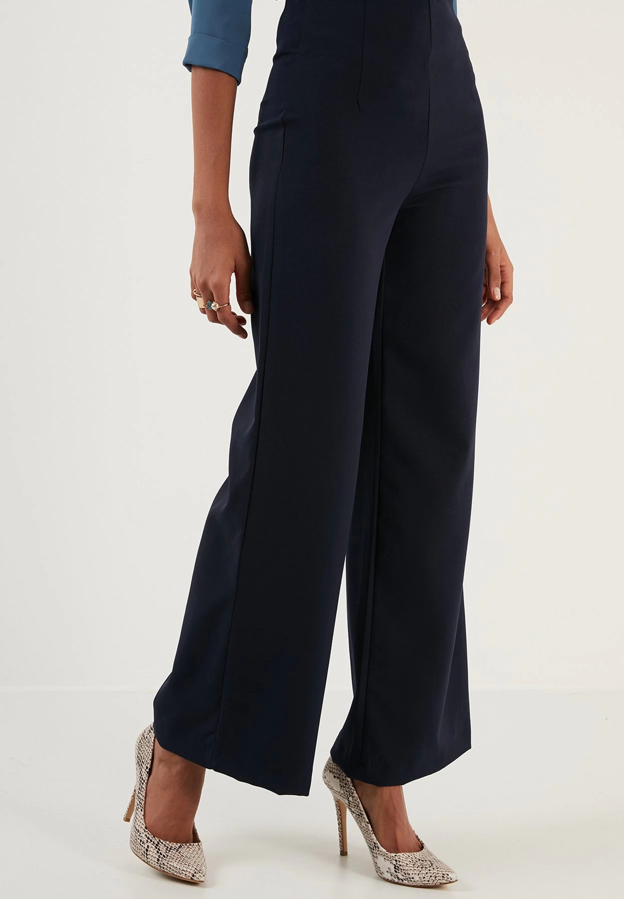 LELA Broek - Dark Blue 4 LELA Broek - Dark Blue - Afbeelding 4