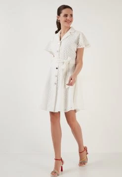 LELA Regular Fit - Blousejurk - Ecru 8 LELA Regular Fit - Blousejurk - Ecru -LELA fb7231404bf3421a9fac6e528a3a2c71