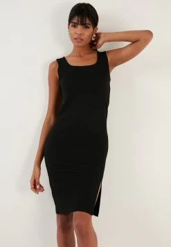 LELA Slim Fit - Etui-Jurk - Black