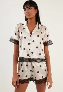 LELA Regular Fit Set - Pyjama - Beige