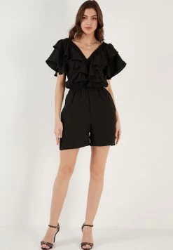 LELA Regular Fit - Jumpsuit - Black -LELA fe1ab4a569424b3c90adafa7245ba69a