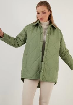 LELA Loose Fit - Winterjas - Light Green -LELA fe2bafc0e35b4e668021738f30c646cc